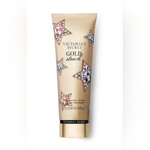 Victoria's Secret Gold Struck Lotion with Star Design